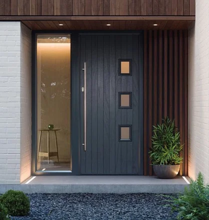 Contemporary Double Front Door setup in Hampshire