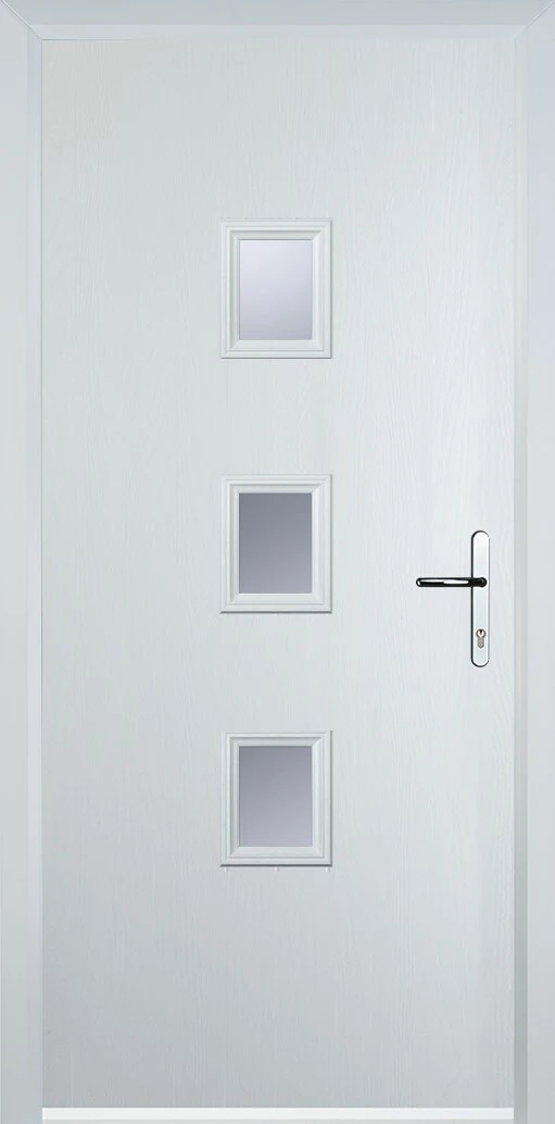 3 Square Mid Flush Grained