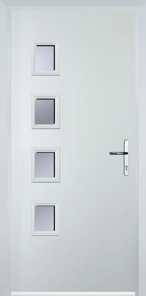 4 Square Flush Grained Left